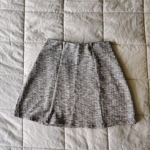 H&M Divided Marled Gray Mini Skirt
